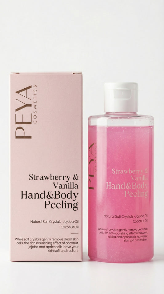 Strawberry & Vanilla Hand & Body peeling
