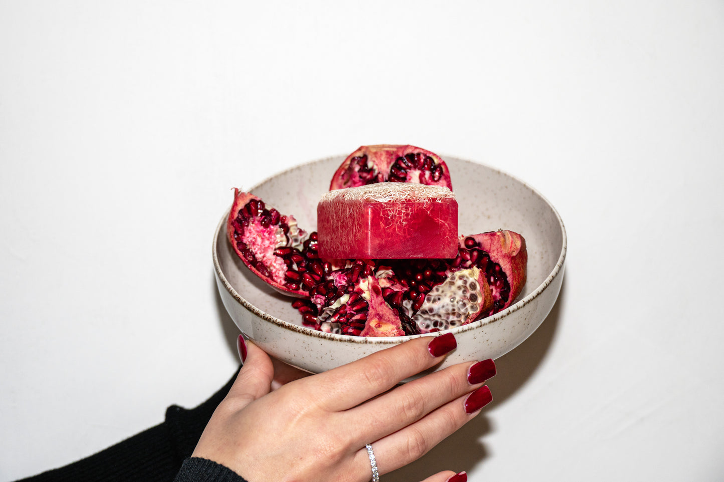 Peya Cosmetics Loofah Soap - Youth Boost Pomegranate