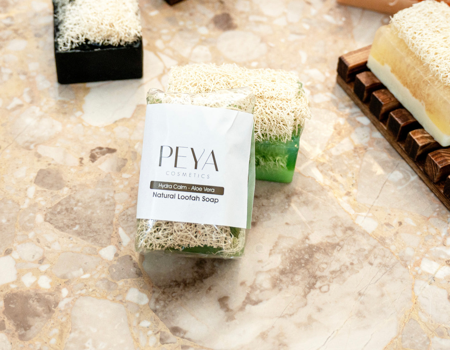 Peya Cosmetics Loofah Soap - Hydra Calm Aloe Vera