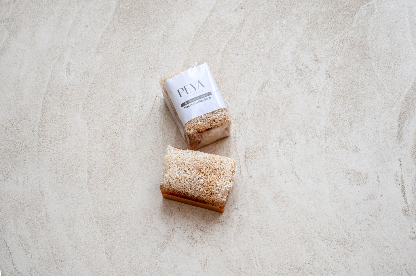 Peya Cosmetics Loofah Soap - Golden Repair Argan